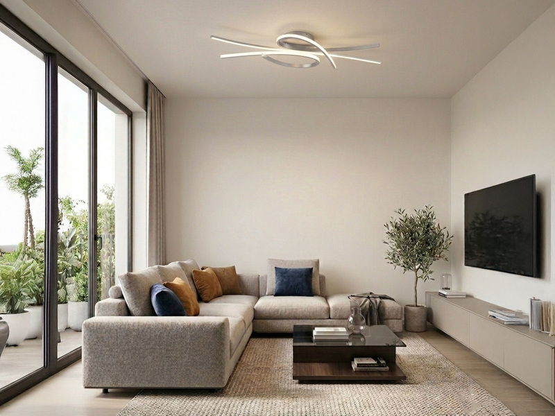 LED Deckenleuchte BIBA mit Fernbedienung dimmbar & Tageslicht, Breite 100cm