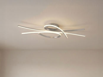 LED Deckenleuchte BIBA mit Fernbedienung dimmbar & Tageslicht, Breite 100cm