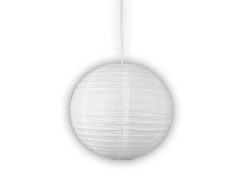 Papier Lampenschirm für Kinderzimmer Pendelleuchte, Naturweiß, 40cm Durchmesser