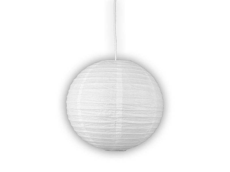 Hängelampe für Kinderzimmer mit Lampenschirm aus Papier Naturweiß, Ø 40cm
