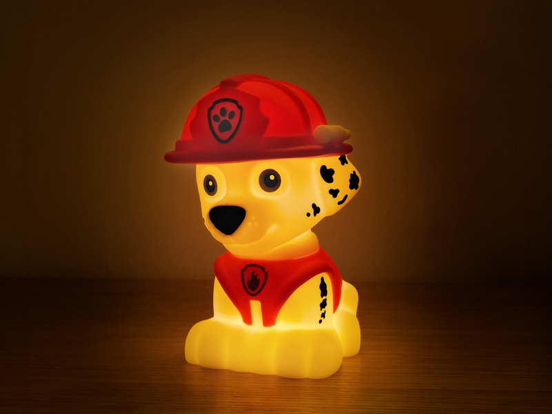 PAW PATROL Akku Nachtlicht MARSHALL per USB aufladbar, dimmbar, Höhe 14cm