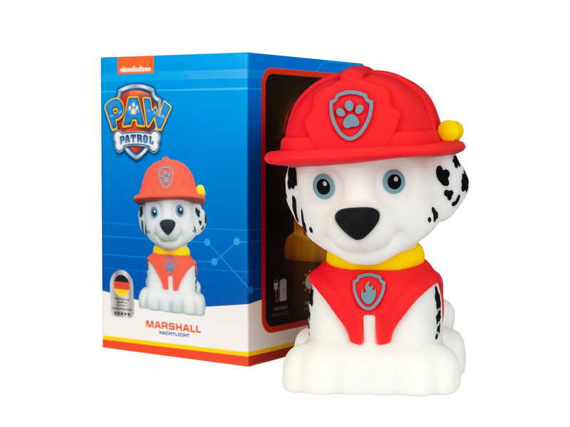 PAW PATROL Akku Nachtlicht MARSHALL per USB aufladbar, dimmbar, Höhe 14cm