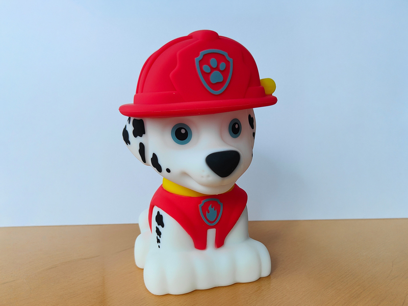PAW PATROL Akku Nachtlicht MARSHALL per USB aufladbar, dimmbar, Höhe 14cm
