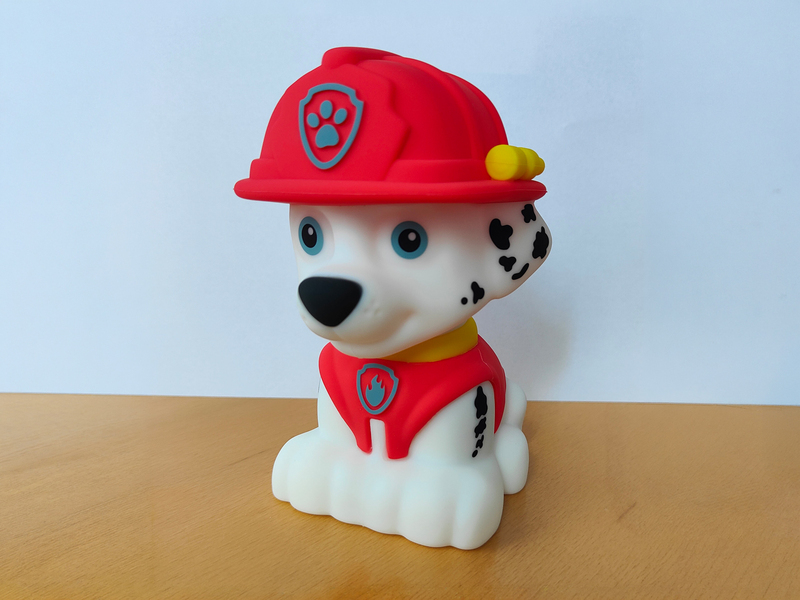 PAW PATROL Akku Nachtlicht MARSHALL per USB aufladbar, dimmbar, Höhe 14cm
