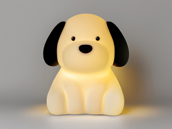 Nachtlicht BENNY BEAGLE per USB aufladbar, dimmbar, 7 Lichtfarben, Höhe 13cm