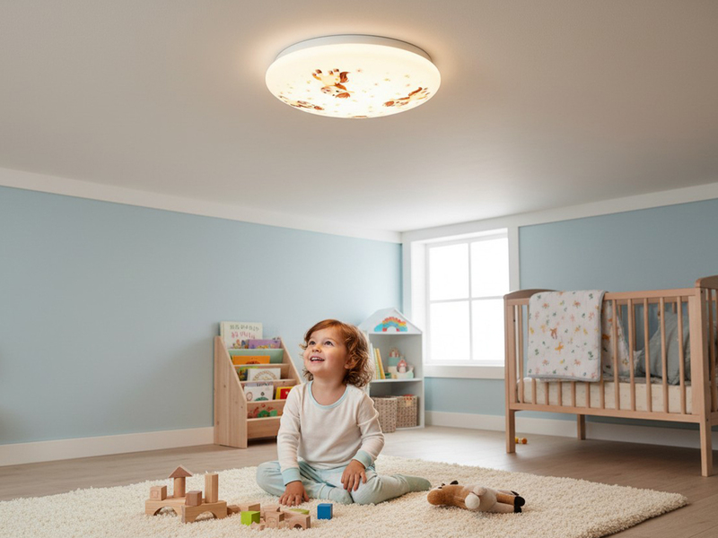 Kinderzimmer Lampe PONY PAULA Deckenlampe Opalweiß & bunt Ø 35cm