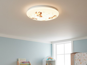 Coole LED Deckenleuchte dimmbar mit Pony Motiv fürs Kinderzimmer, bunt Ø 35cm