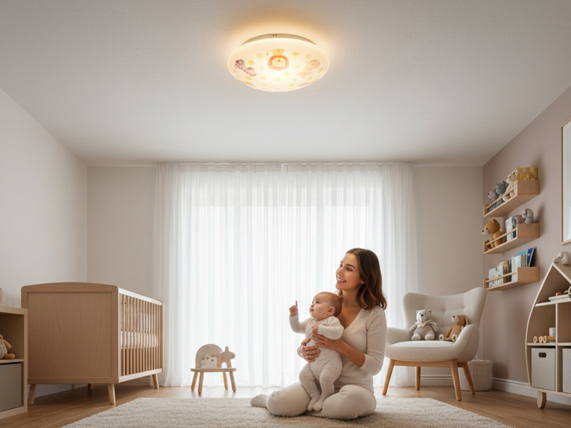 Kinderzimmer Lampe LITTLE SAFARI Deckenlampe Opalweiß & bunt Ø 35cm