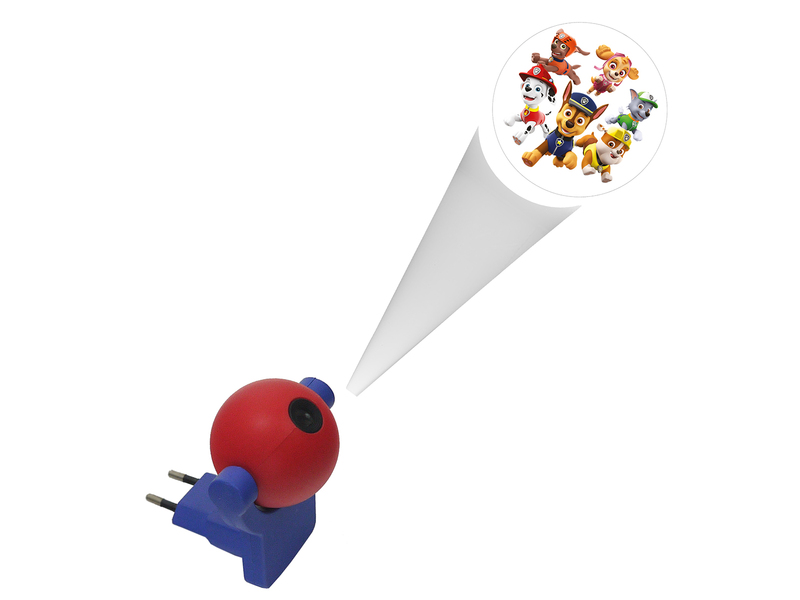 Nachtlicht PAW PATROL (1 Motiv) Projektor für die Kinderzimmer Steckdose H: 8cm