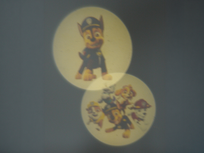 Nachtlicht PAW PATROL (3 Motive) Projektor für die Kinderzimmer Steckdose H 10cm