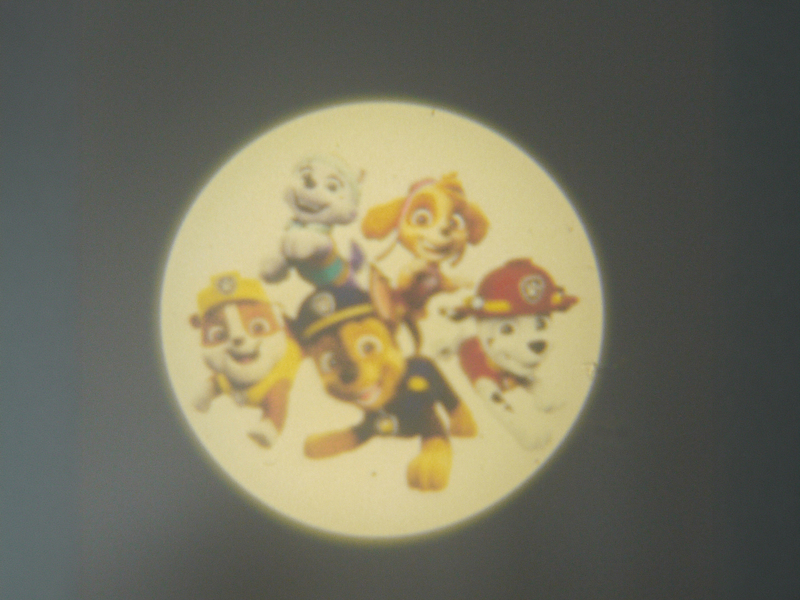 Nachtlicht PAW PATROL (3 Motive) Projektor für die Kinderzimmer Steckdose H 10cm