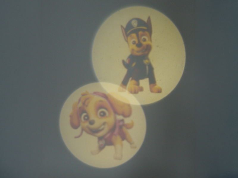 Nachtlicht PAW PATROL (3 Motive) Projektor für die Kinderzimmer Steckdose H 10cm