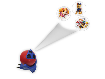 Nachtlicht PAW PATROL (3 Motive) Projektor für die Kinderzimmer Steckdose H 10cm