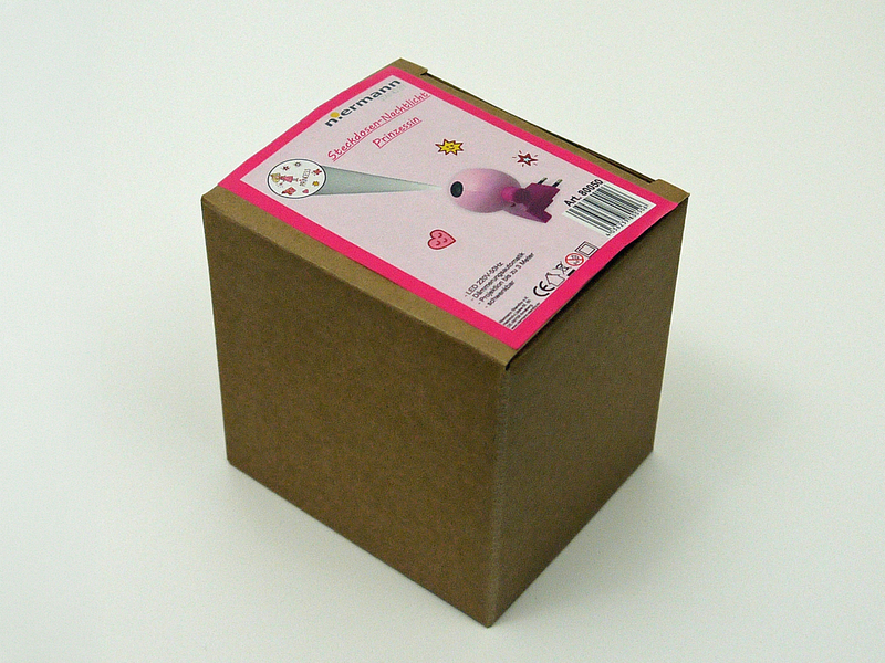 Nachtlicht PRINZESSIN (1 Motiv) Projektor für die Kinderzimmer Steckdose H: 7cm