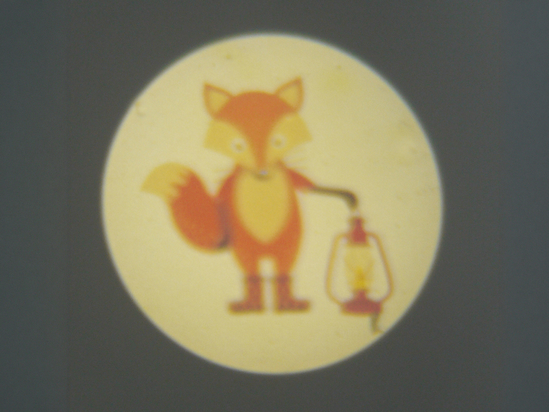 Nachtlicht WALDTIERE (3 Motive) Projektor für die Kinderzimmer Steckdose H 10cm