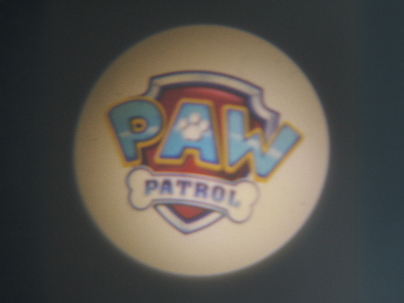 Kinderzimmer Nachtlicht PAW PATROL (6 Motive) Taschen-Projektor Batterie H: 15cm