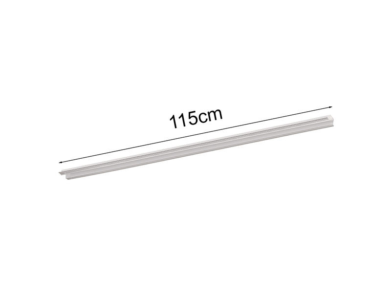 Einputzschiene für DUOline Schienensystem, Aluminium, Länge 115cm