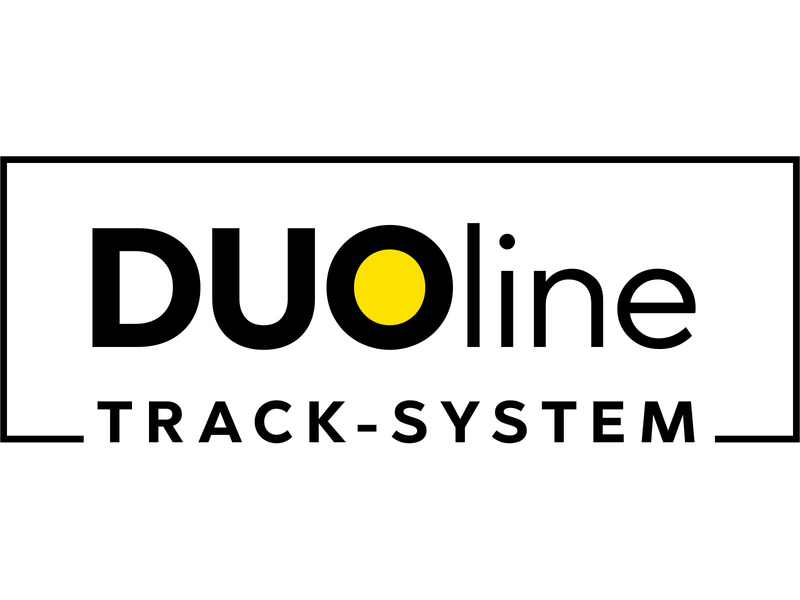Einputzschiene für DUOline Schienensystem, Aluminium, Länge 115cm