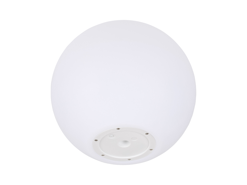 Deko LED RGBW Solar Kugelleuchte Outdoor mit Fernbedienung, Höhe 28cm