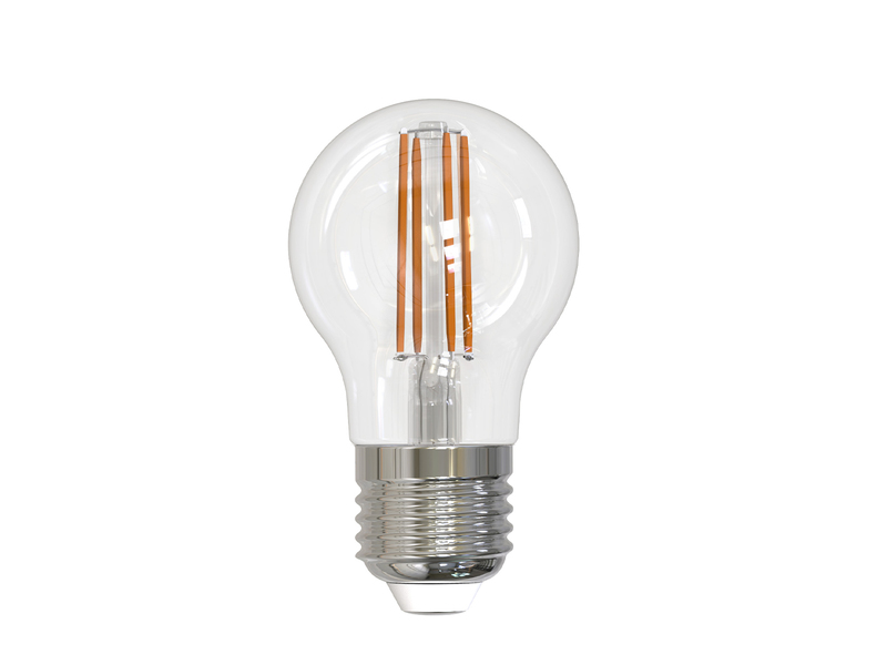E27 Filament LED - 2,5 Watt, 470 Lumen, 2700K warmweiß, Ø 4,5cm, 3 Stufen Dimmer