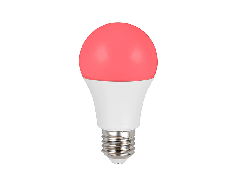 E27 LED - 8,5 Watt, 806 Lumen, 2700K, warmweiß, Ø 6cm, Fernbedienung Farbwechsel