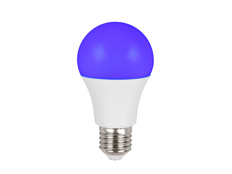 E27 LED - 8,5 Watt, 806 Lumen, 2700K, warmweiß, Ø 6cm, Fernbedienung Farbwechsel