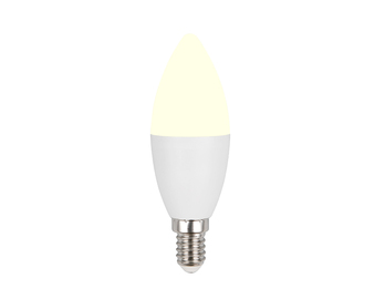 E14 LED - 4,8 Watt, 470 Lumen, 2700K, warmweiß, Ø 4cm, Fernbedienung Farbwechsel
