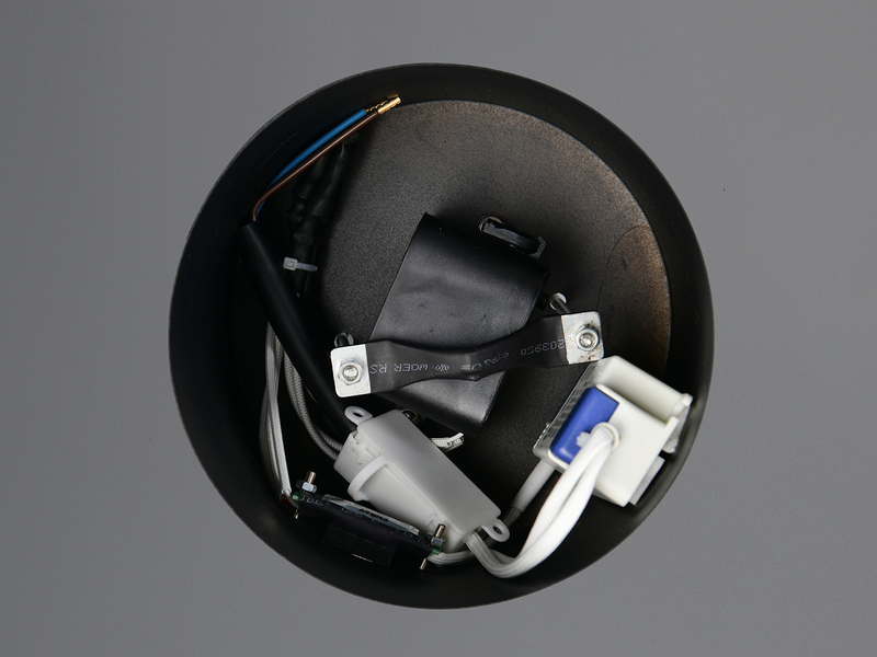 LED Pendelleuchte AMALO höhenverstellbar dimmbar Metall Schwarz, Ø 30cm