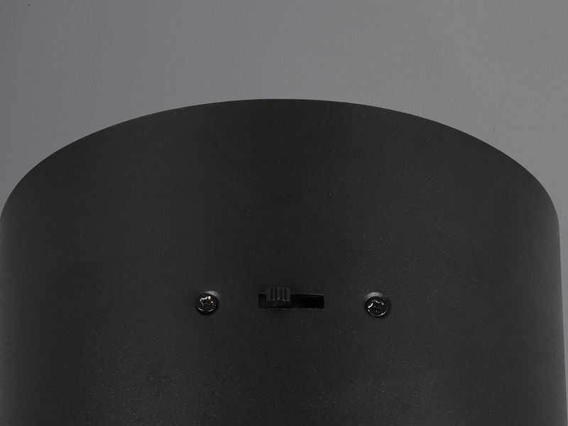 LED Pendelleuchte AMALO höhenverstellbar dimmbar Metall Schwarz, Ø 30cm