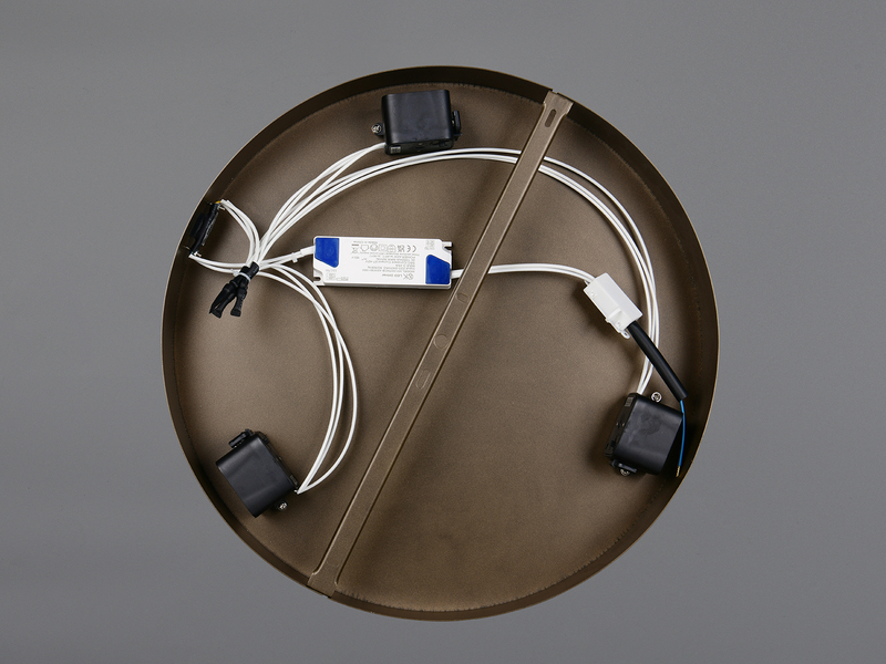 LED Pendelleuchte AMALO höhenverstellbar Platinum Cluster 3-flammig Ø 67cm