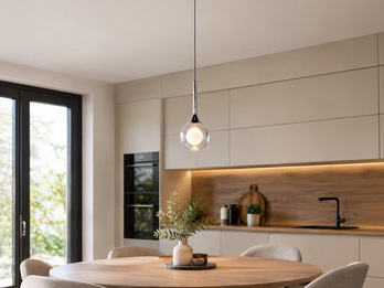 LED Kugel Pendelleuchte CALISTA höhenverstellbar & dimmbar, Ø 10cm