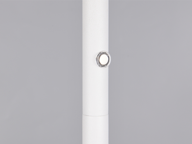 Moderne LED Stehleuchte AMALO dimmbar & 3 Lichtfarben Weiß, Höhe 145cm