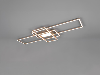 LED Deckenleuchte IRVINE Beige mit Fernbedienung hell & dimmbar, Breite 105cm LED Deckenleuchte IRVINE Beige mit Fernbedienung hell & dimmbar, Breite 105cm