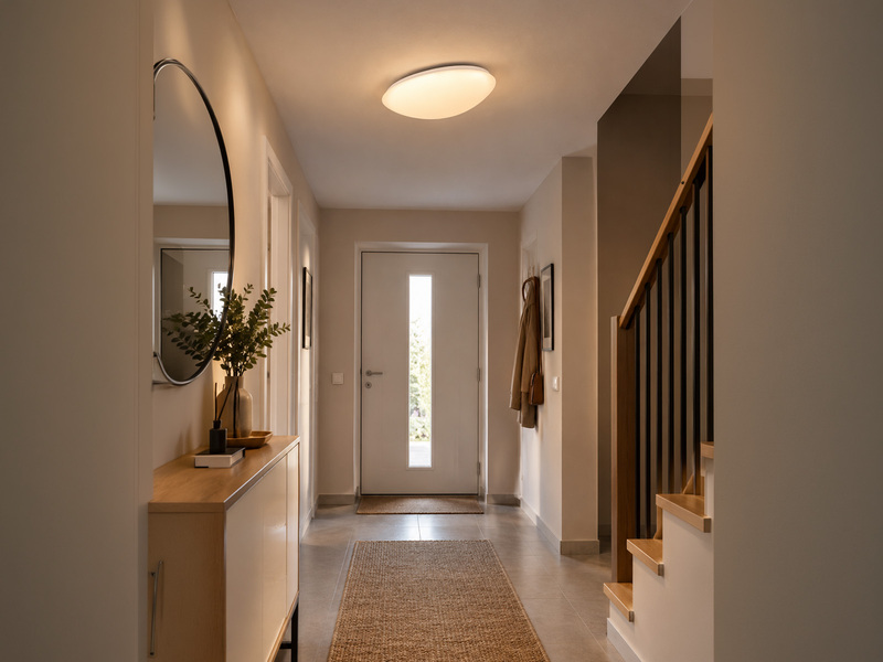 LED Deckenleuchte OZERA mit Fernbedienung & Tageslicht, Breite 55cm