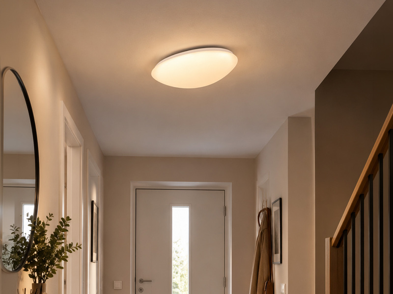 LED Deckenleuchte OZERA mit Fernbedienung & Tageslicht, Breite 55cm