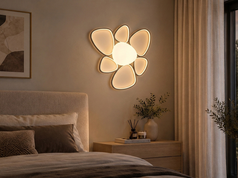 LED Deckenleuchte AMELIO Anthrazit mit Fernbedienung & Tageslicht, Breite 85cm