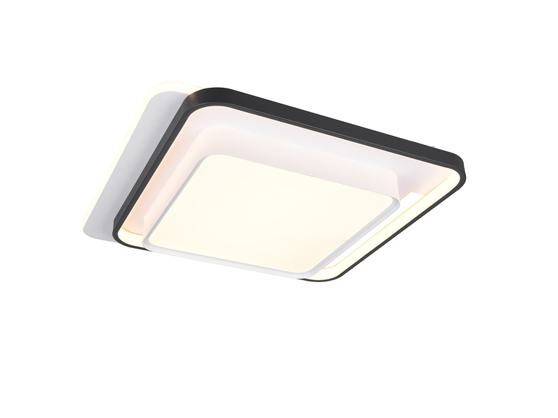 LED Deckenleuchte CERU mit Fernbedienung, 7800 Lumen hell, Quadrat 60cm