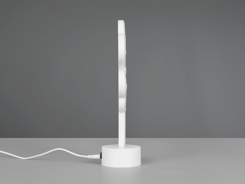 Deko LED Tischlampe ROSE Blumenlampe Batterie- oder USB betrieben, Höhe 31cm