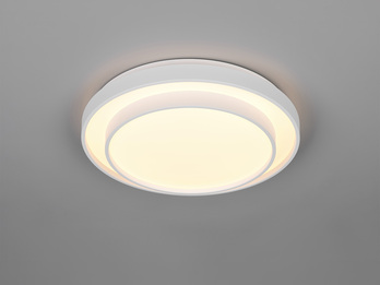 LED Deckenleuchte TENSO Weiß mit Fernbedienung & Tageslicht, Ø 38cm
