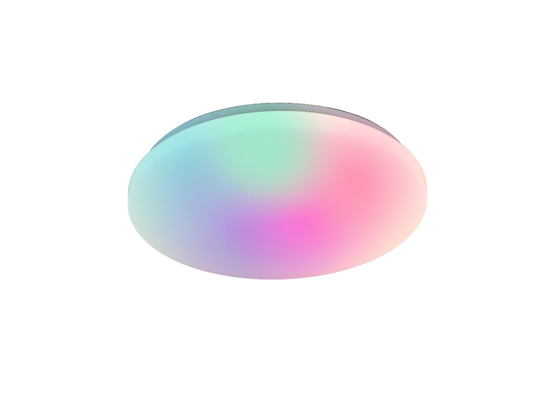 LED Deckenleuchte FIROS mit Fernbedienung, Tageslicht & Himmels Farbspiel Ø 38cm