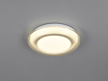 LED Deckenleuchte DARO klein & flach mit Sternenhimmel, Ø 27cm
