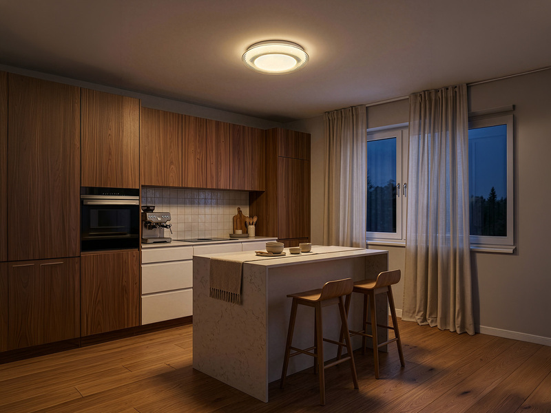 LED Deckenleuchte DARO mit Fernbedienung Tageslicht & Sternenhimmel, Ø 39cm