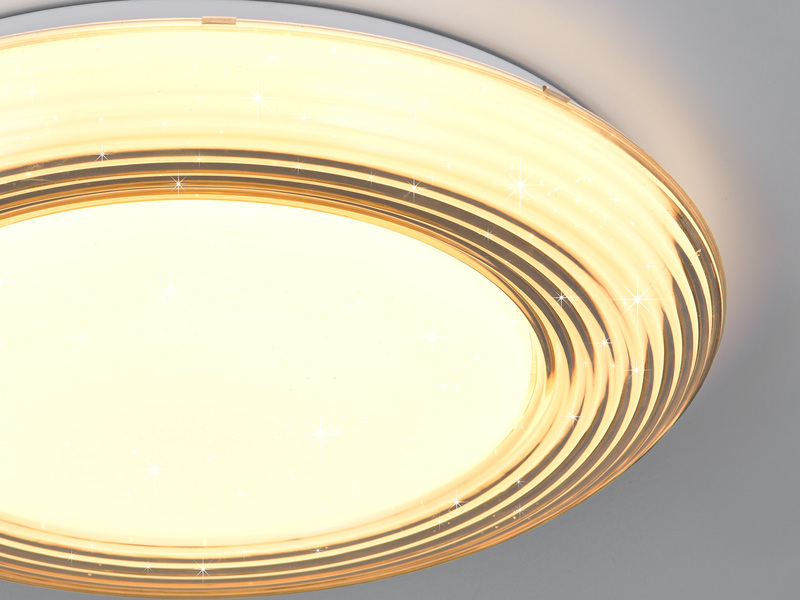 LED Deckenleuchte DARO mit Fernbedienung Tageslicht & Sternenhimmel, Ø 39cm