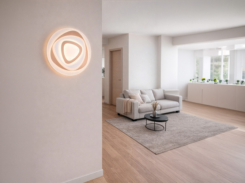 LED Deckenleuchte ZILO Coffee mit Fernbedienung dimmbar & Tageslicht, Ø 50cm