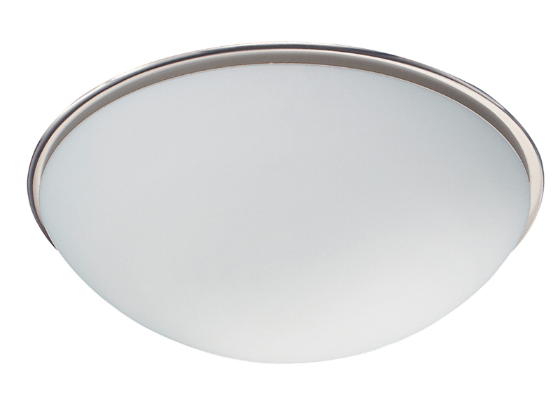 Trio-Leuchten 818410307 Spot-Leuchte in Nickel matt Glas opal matt weiß mit klarem Rand inklusive 3xG9 28W Breite 45 cm 