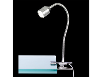 Funktionelle LED Klemmleuchte LOVI mit Flexarm