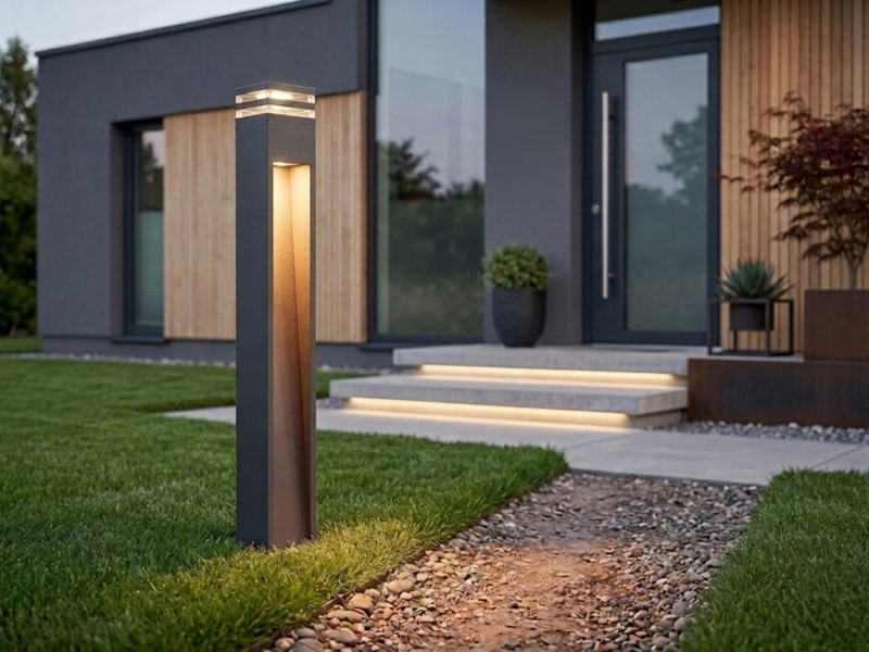 LED Wegeleuchte MASSA aus Aluminium Anthrazit, Höhe 100cm