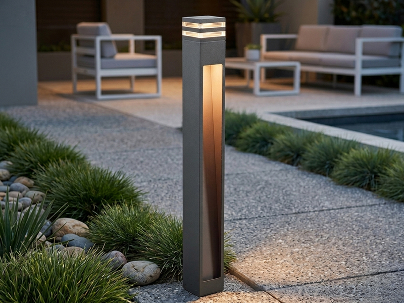 LED Wegeleuchte MASSA aus Aluminium Anthrazit, Höhe 100cm