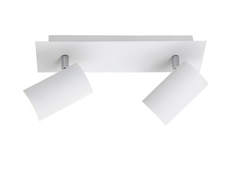 Deckenstrahler MARLEY Weiß 2-flammig, Breite 30cm