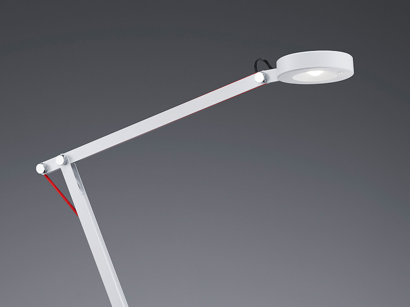 Funktionale LED-Tischleuchte AMSTERDAM in weiß, höhe 90 cm